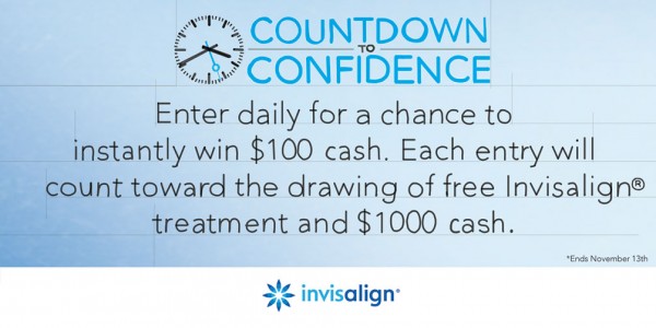 INVISALIGN Countdown to Confidence Sweepstakes