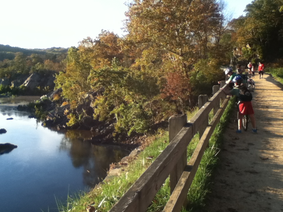 Biking on the C&O Canal in October