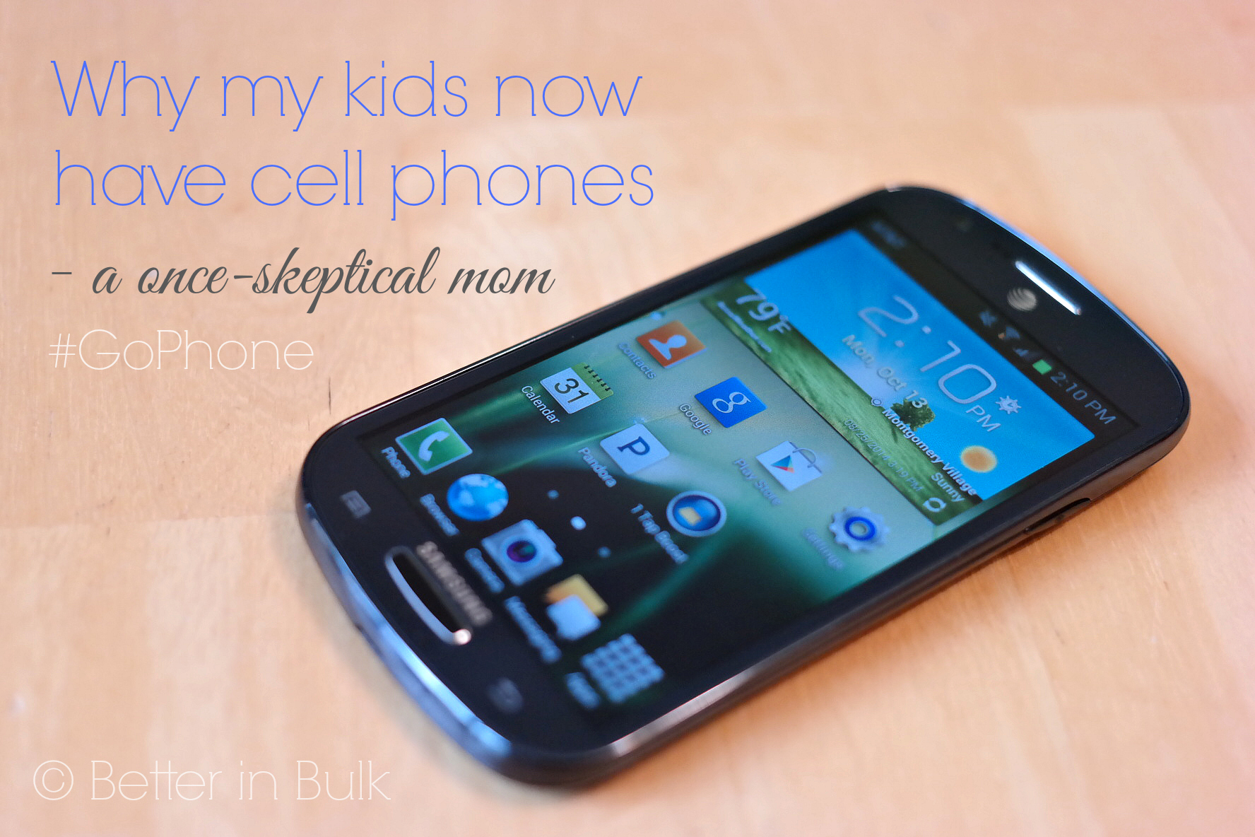 why my kids have cell phones