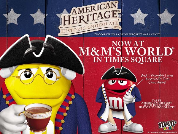 American Heritage Chocolate at M&M's World