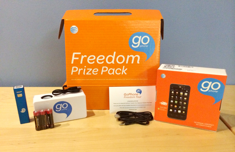 AT&T GoPhone Freedom Kit Giveaway Prize