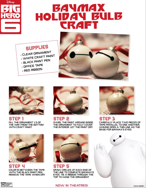 Baymax holiday bulb