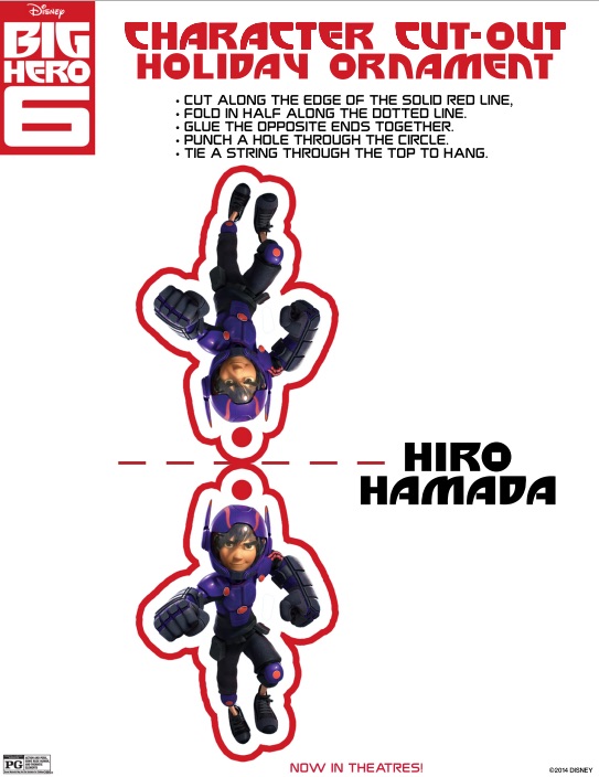 Big Hero 6 Ornaments