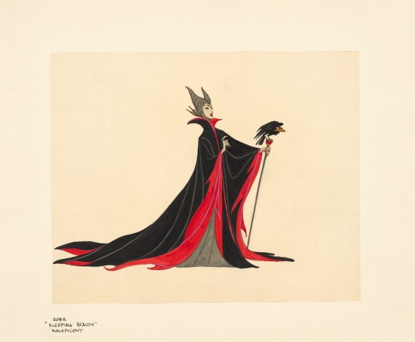 Original Maleficent drawing from Sleeping Beauty