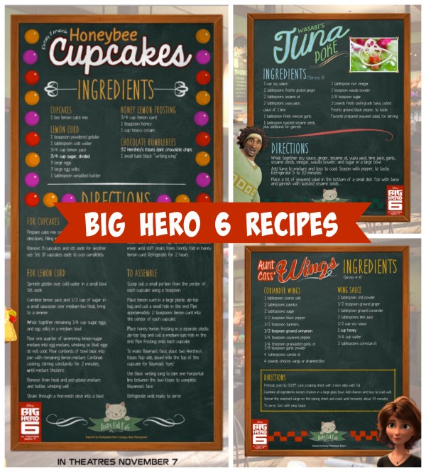 big hero 6 recipes