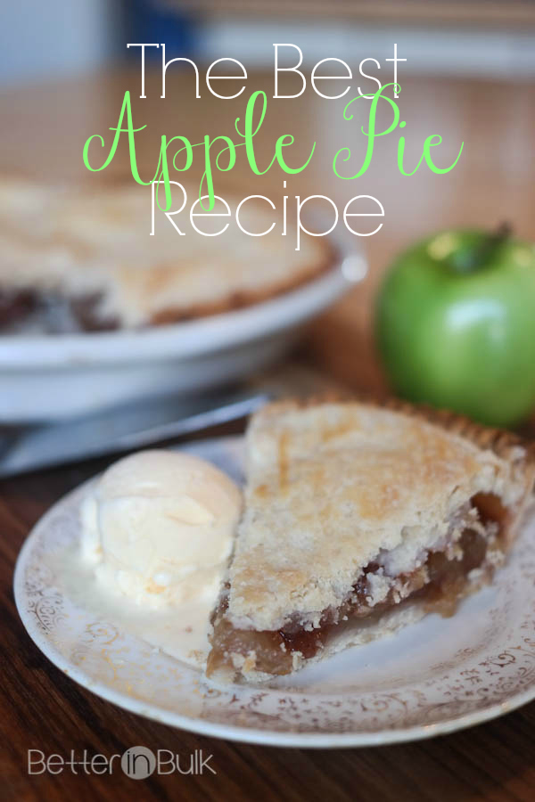 The Best Apple Pie Recipe