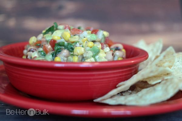 Corn Avocado and Black Eyed Peas Salsa