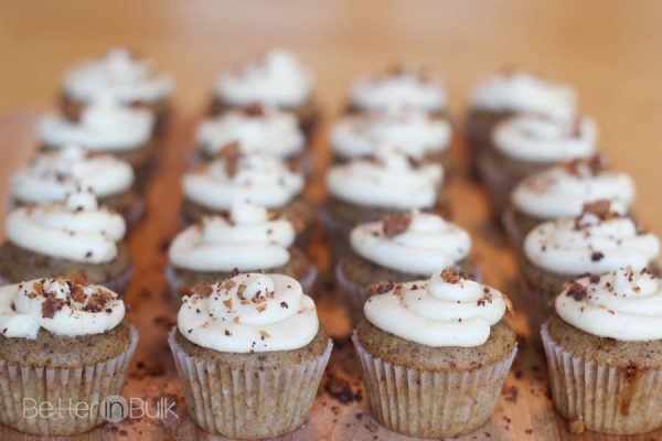 English Toffee Cupcakes with Browned Butter Frosting