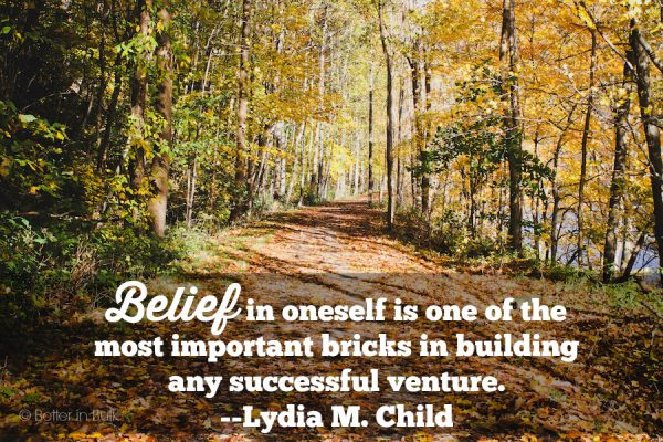 belief in oneself