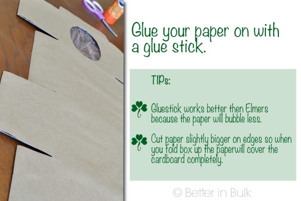 DIY St Patrick's Day Tissue Box Make-Over Craft