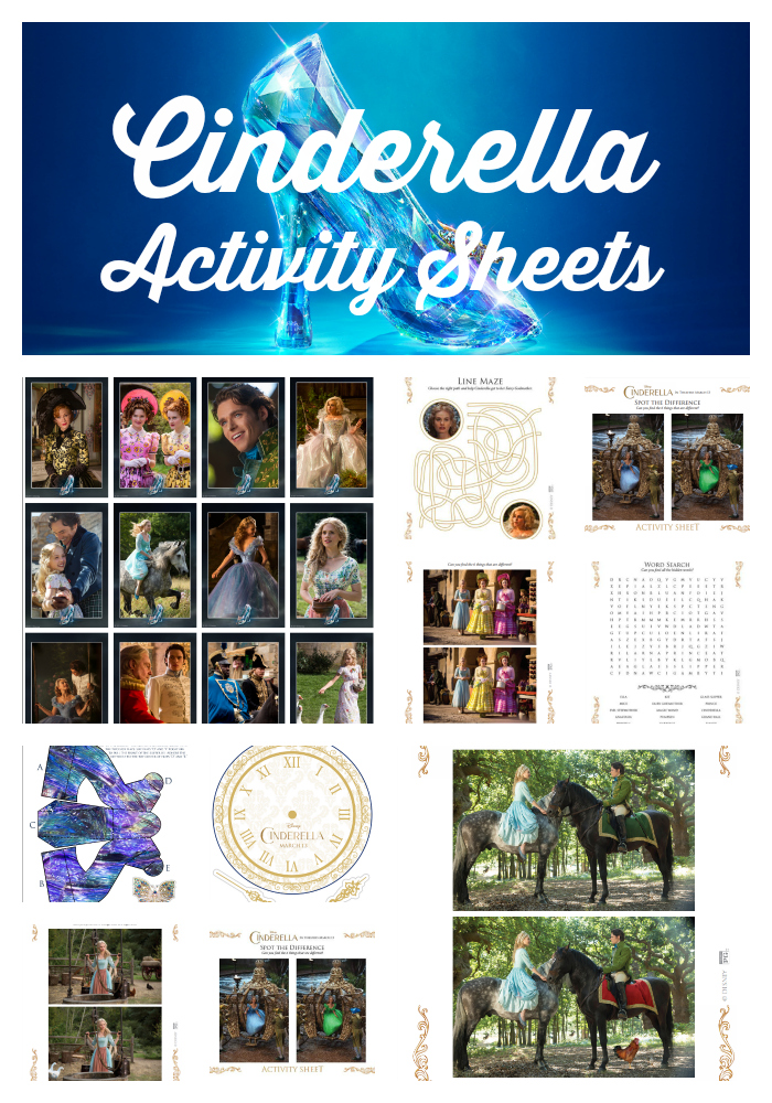 Cinderella activity sheets