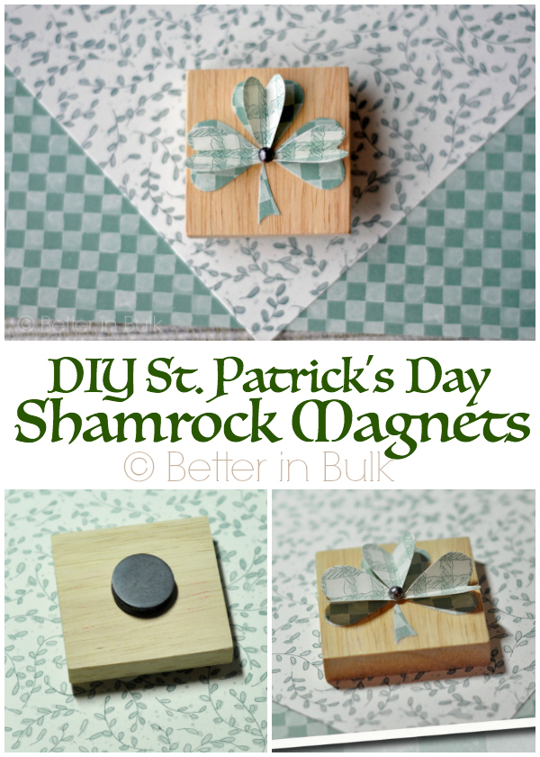 DIY Shamrock Magnets craft
