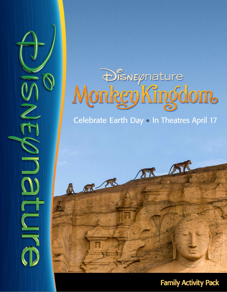 Monkey Kingdom Family Activity Pack