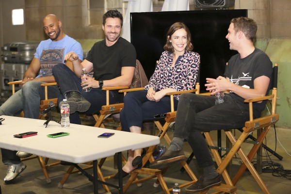 HENRY SIMMONS, BRETT DALTON, ELIZABETH HENSTRIDGE, IAIN DE CAESTECKER  (ABC/Adam Taylor)