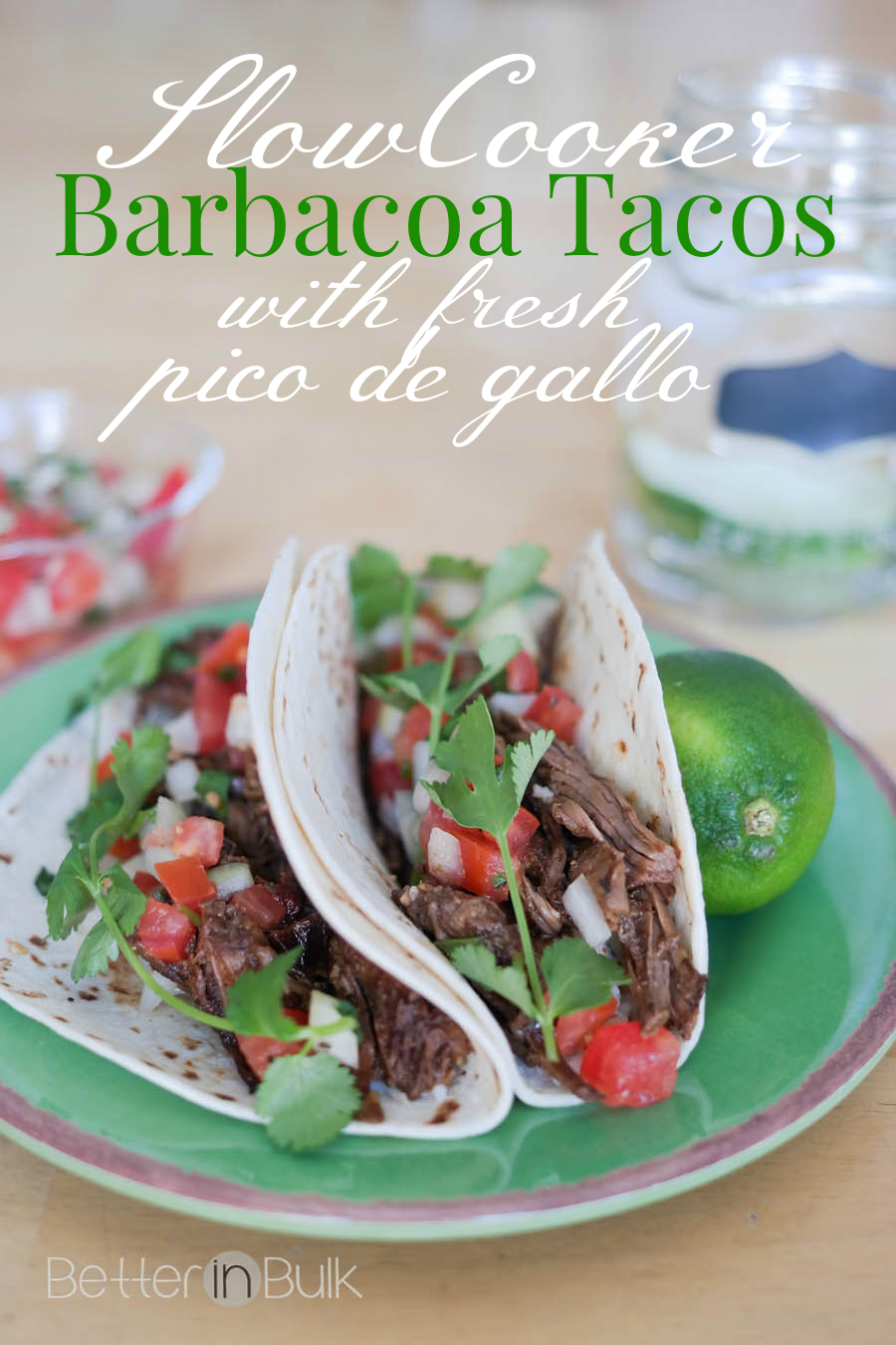 barbacoa tacos with fresh pico de gallo