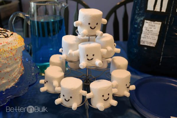 Adipose Marshmallows  - Doctor Who Party 