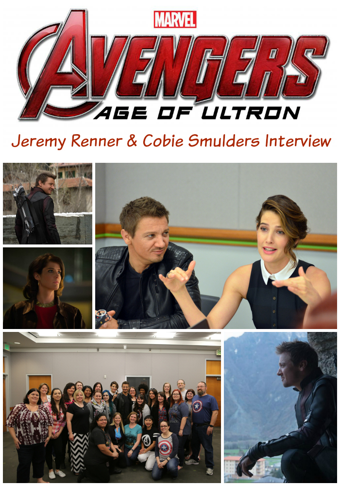 Jeremy Renner and Cobie Smulders interview Avengers Age of Ultron #AvengersEvent