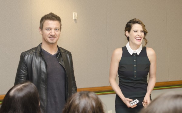 Jeremy Renner and Cobie Smulders interview Avengers Age of Ultron #AvengersEvent