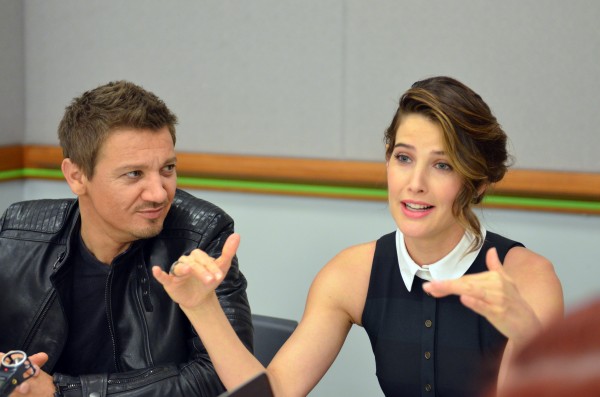 Jeremy Renner and Cobie Smulders interview Avengers Age of Ultron #AvengersEvent