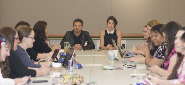 Jeremy Renner and Cobie Smulders interview Avengers Age of Ultron #AvengersEvent
