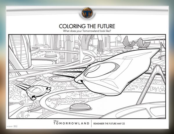 Tomorrowland coloring pages