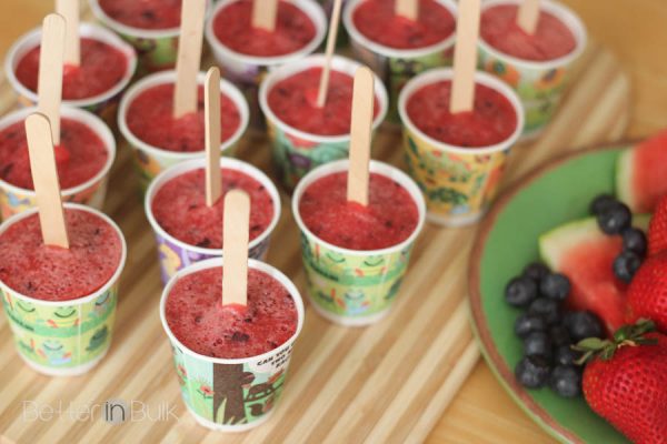 watermelon strawberry blueberry popsicles