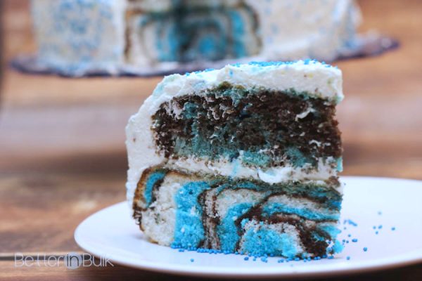 how to make a 3-color zebra cake