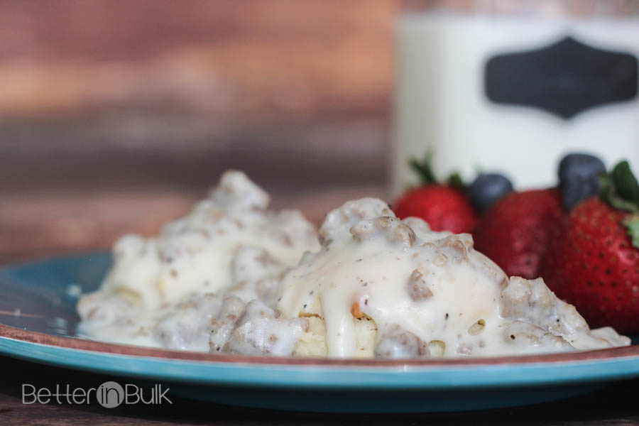 Classic Southern biscuits and gravy recipe