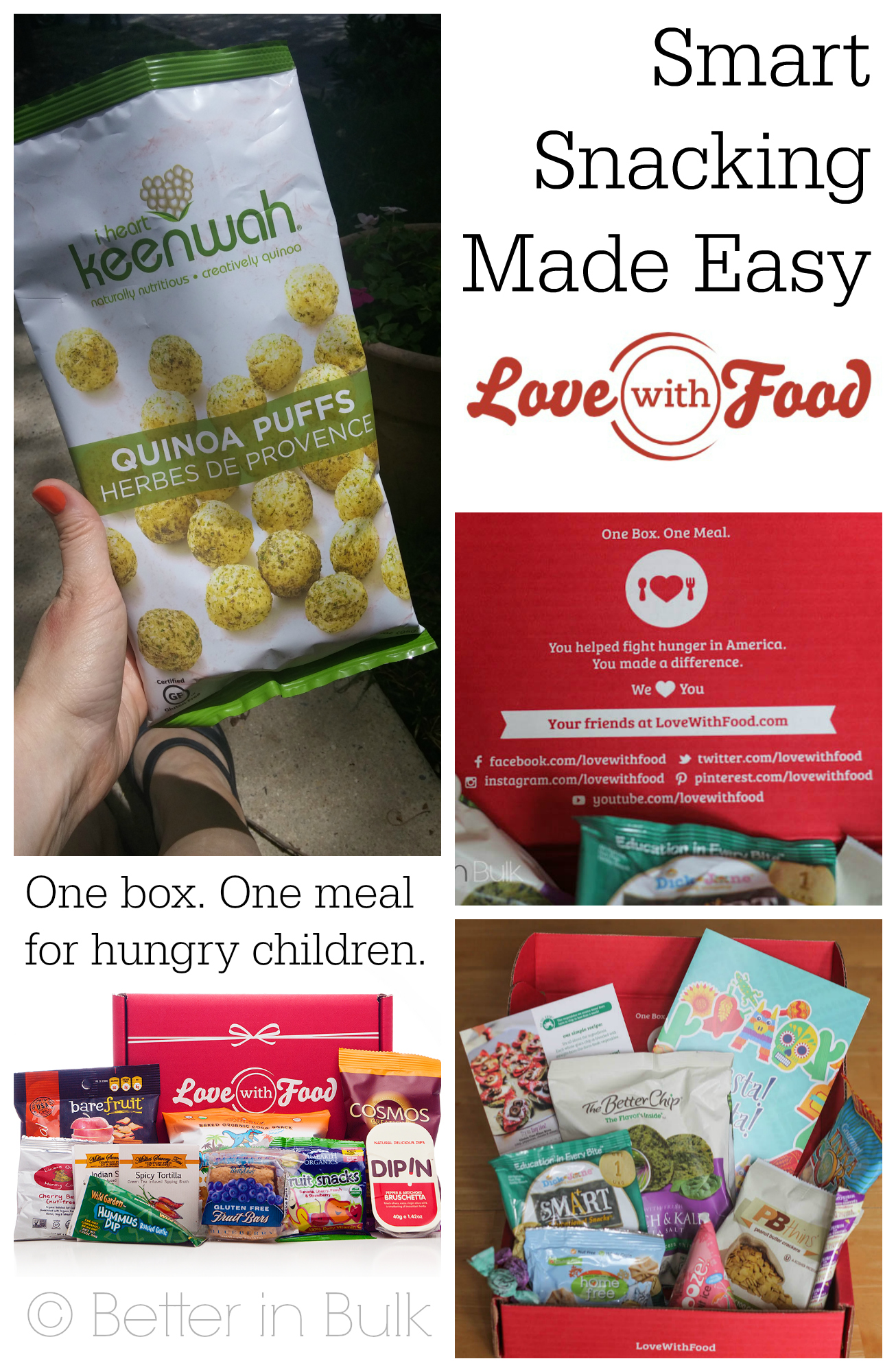 Love with Food Smart Snacking Made Easy