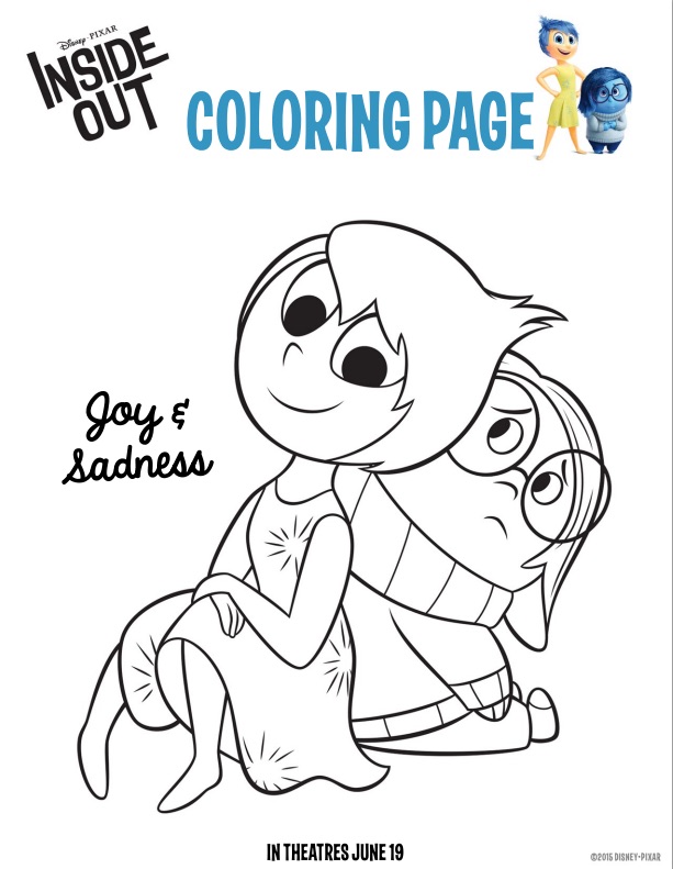 Inside Out Coloring Pages