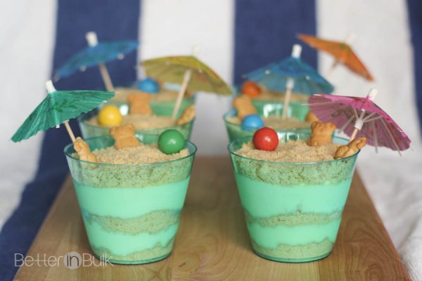 Sand Pudding Recipe - Vanilla Oreos and vanilla pudding with a beach twist!