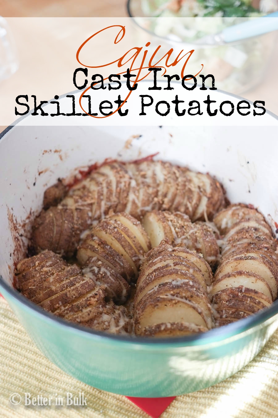 cajun cast iron skillet potatoes