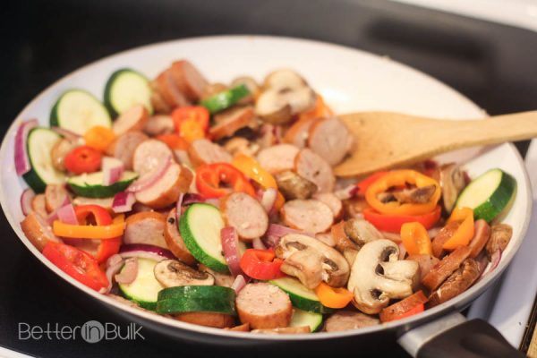 sausage and tortellini alfredo primavera recipe