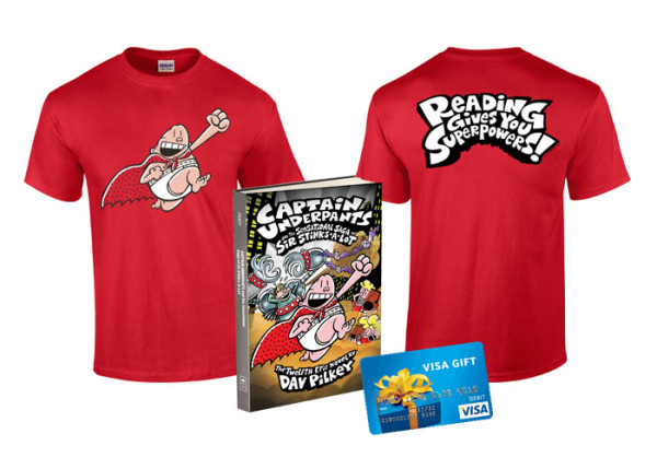 Captain Underpants prize pack