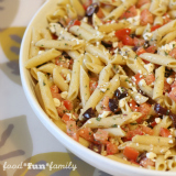 Fresh Vegetarian Greek Pasta