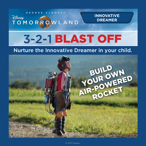 Tomorrowland Blast Off activity pages