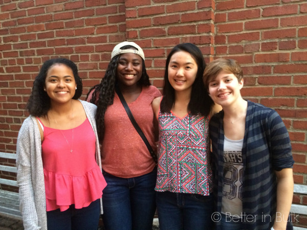 The girls in Afterglow Quartet got together last month to sing in an alley!
