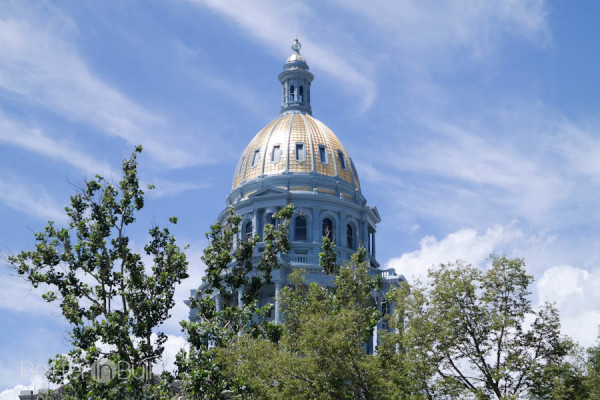 Denver Colorado State Capital Building Mile High City