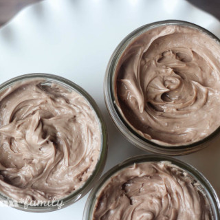 Whipped chocolate body butter and free printable labels from Food Fun Family