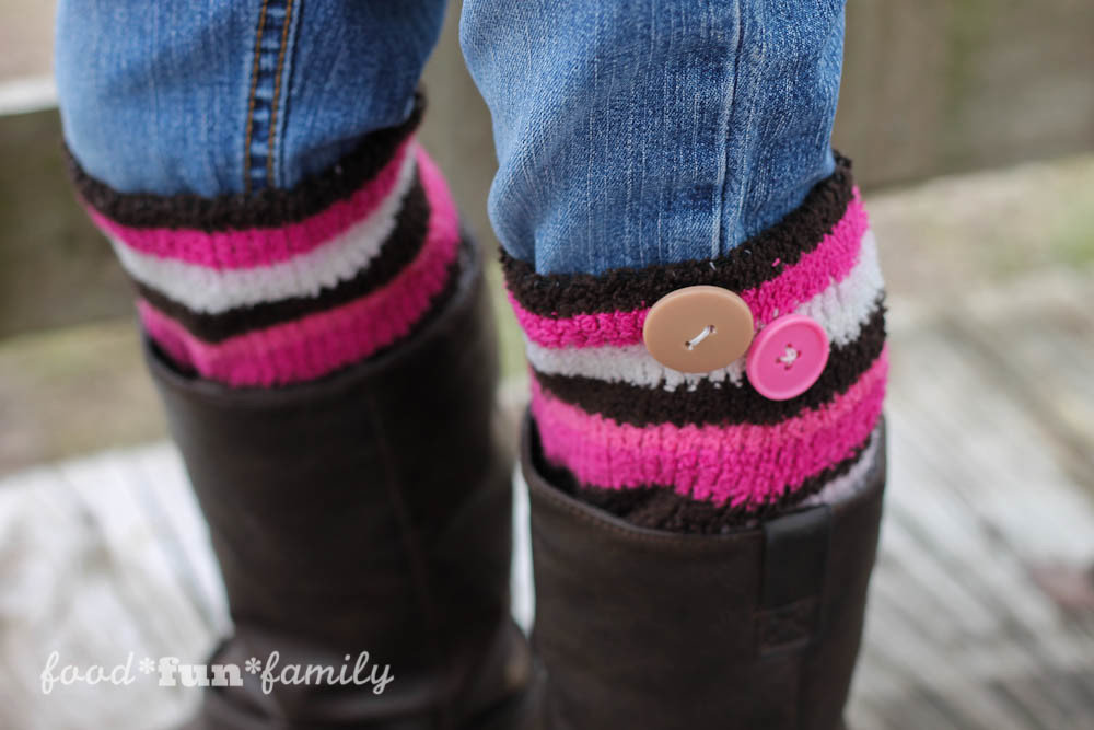 DIY Boot Cuffs from Food Fun Family