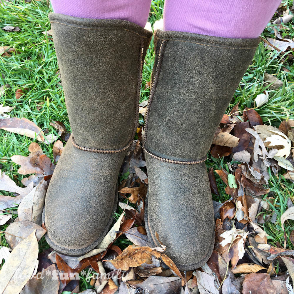 Boot Season - My new Bearpaw Boshie boots from Famous Footwear - Food Fun Family