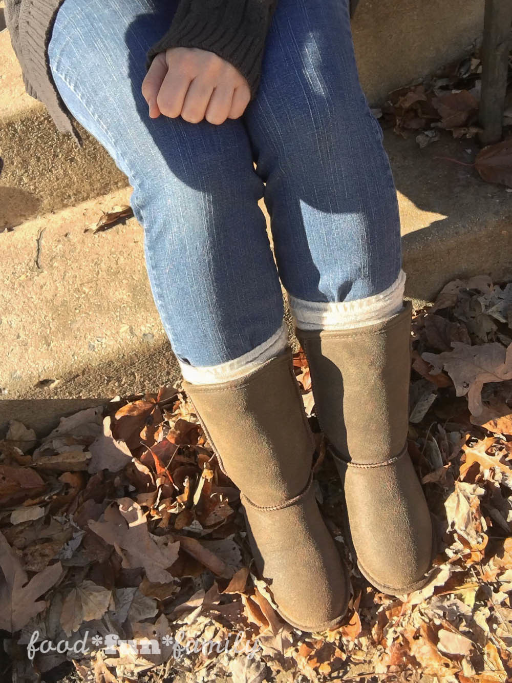 Boot Season - My new Bearpaw Boshie boots from Famous Footwear - Food Fun Family