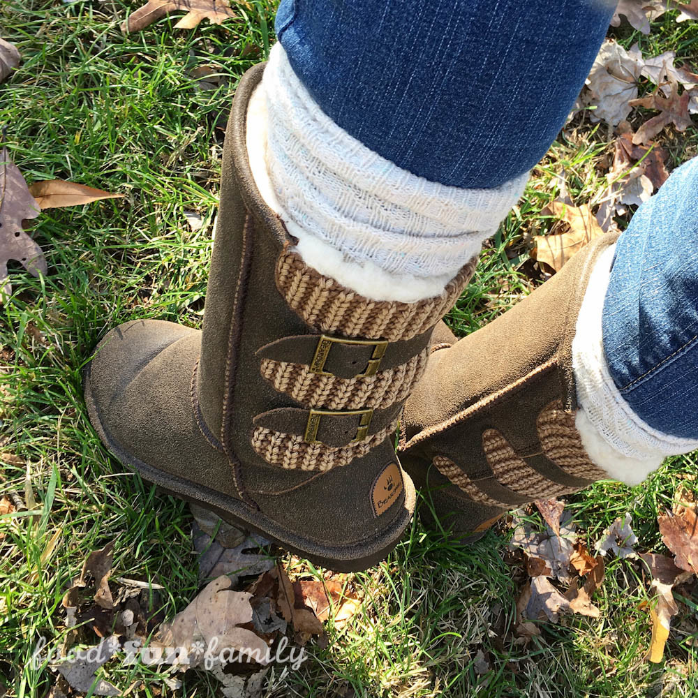 Boot Season - My new Bearpaw Boshie boots from Famous Footwear - Food Fun Family