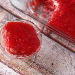 Layered Strawberry Jello Salad from Food Fun Family