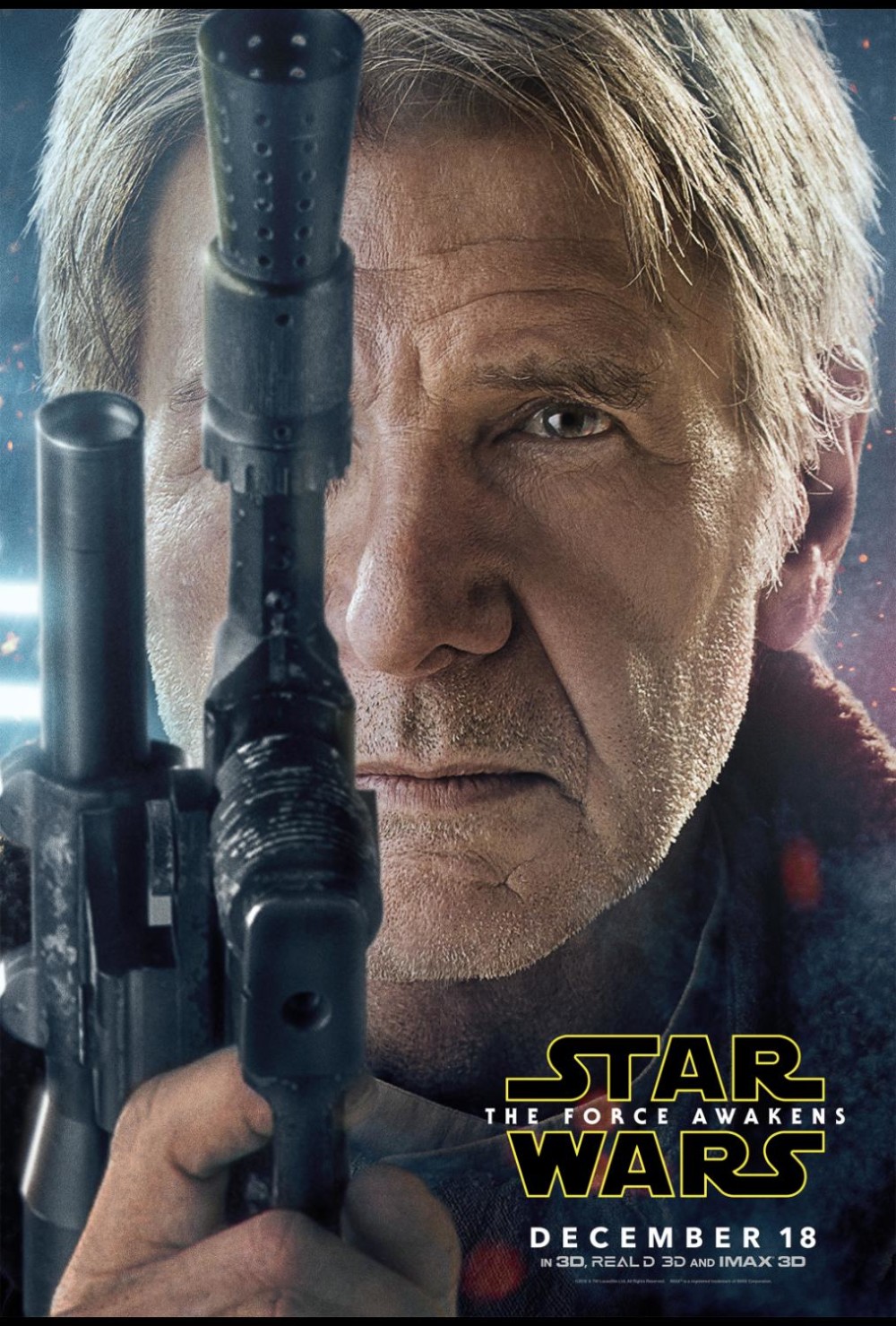 Star Wars: The Force Awakens movie review - han solo poster