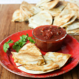 Easy Chicken Fajita Quesadillas