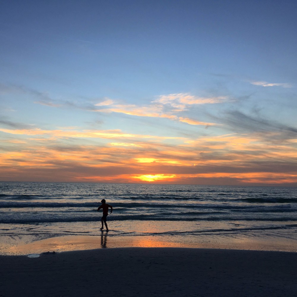 Florida Sunset at Siesta Key by Food Fun Family