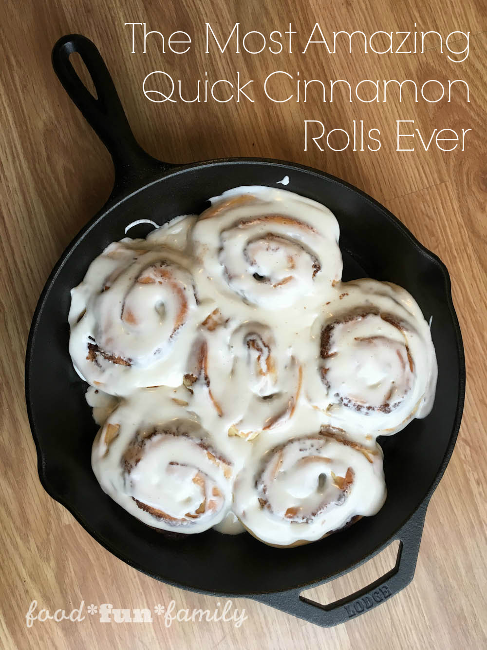 The Most Amazing Quick Cinnamon Rolls Ever from Food Fun Family