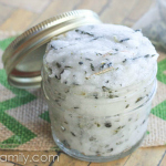 DIY green tea sugar scrub