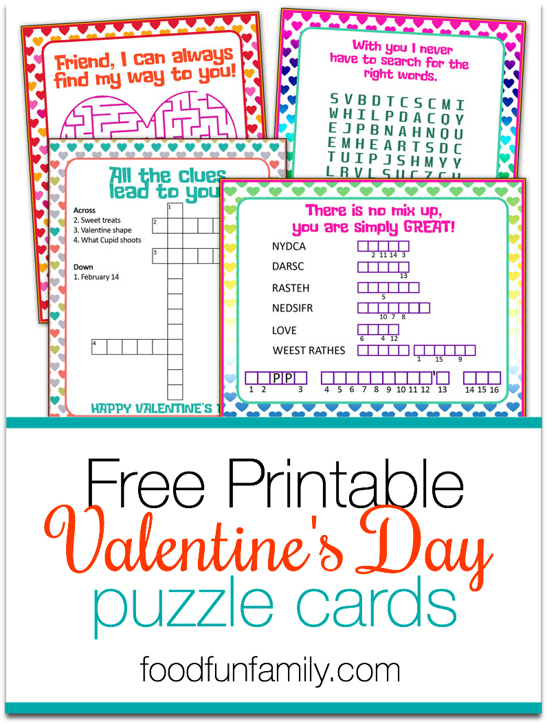 Looking for some fun activities for the kids this Valentine's Day or a great printable for your kid's class party? Check out these FREE printable Valentine's Day puzzle cards!